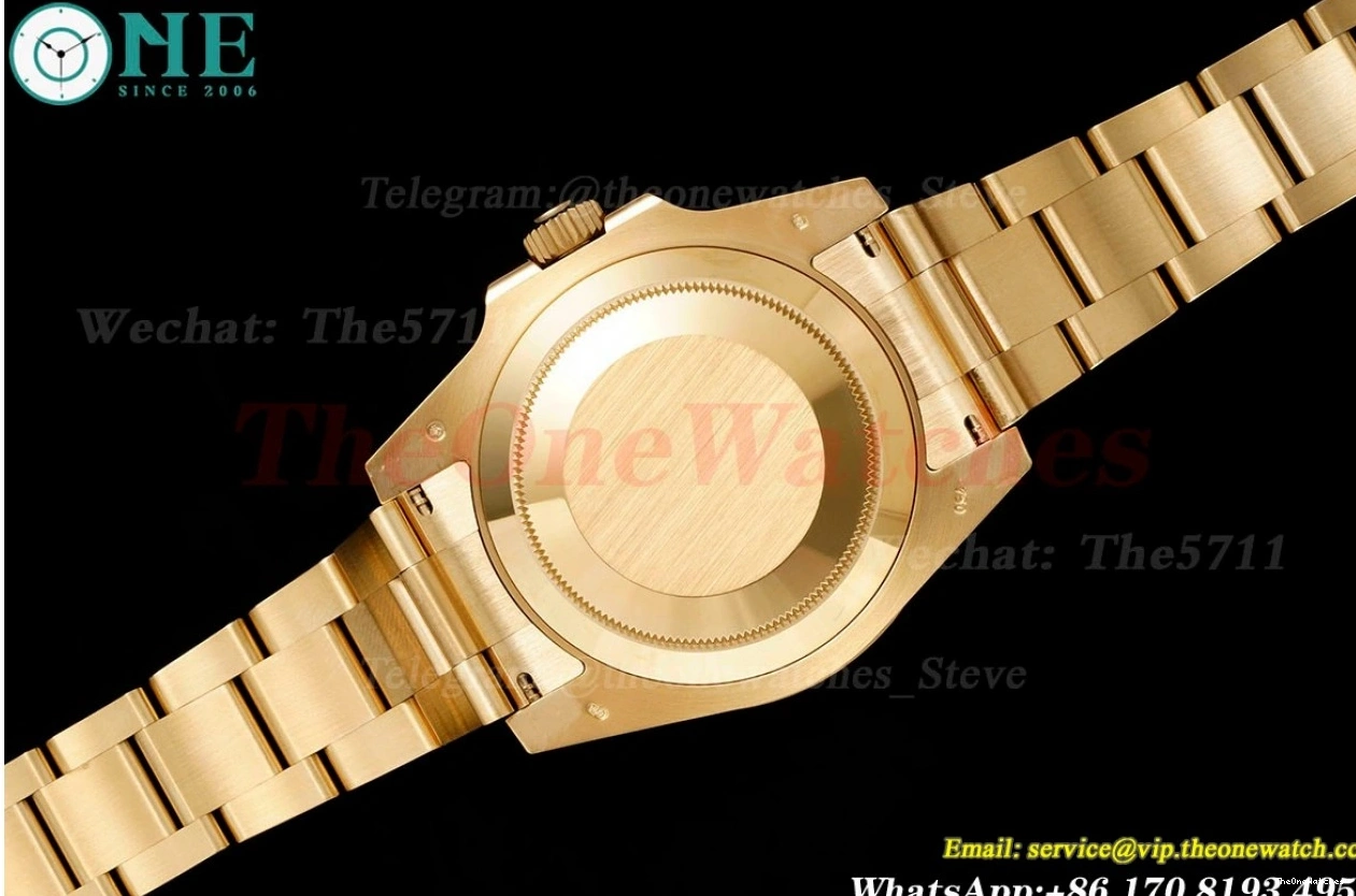 Black YG Clean 40mm Dot YG 116618LN VS3135 Submariner 0112